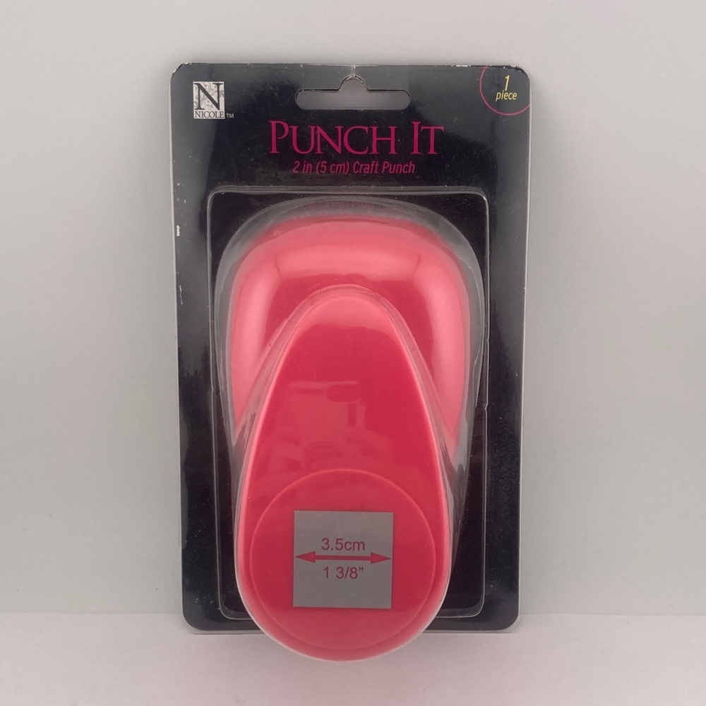 Craft Punch Paper Punch 1 3/8 inch Across 2 inch Diagonal